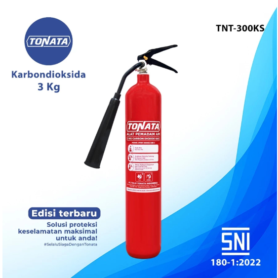 APAR 3 KG Karbondioksida (CO2) TONATA / Set Komplit