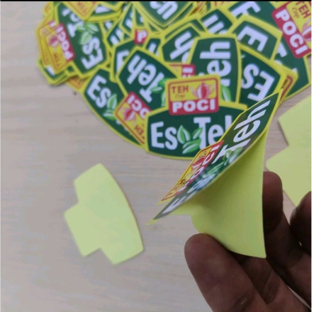 

STIKER ES TEH CUP ISI 100 PCS