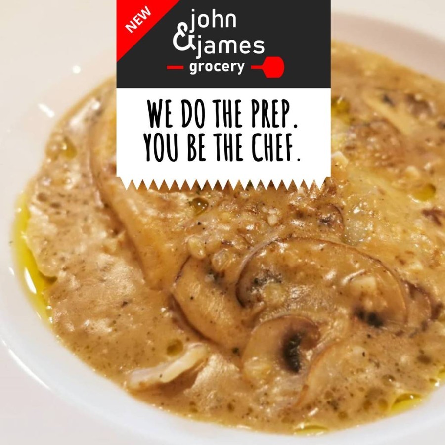 

Homemade Ravioli Mushroom with Truffel oil - John & James grocery