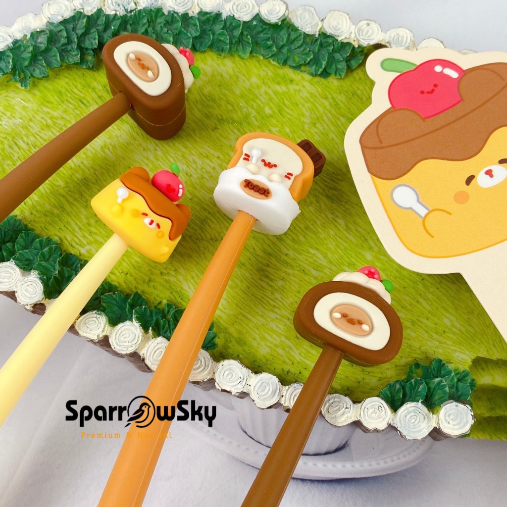 

SPARROW KUKI Pen Silikon / Silicone Pen / Pen Karakter Lucu Cantik SHAKE PEN COCOA (3014)