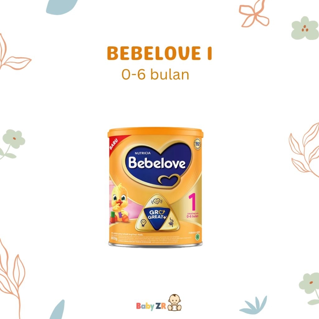Bebelove 1 & Bebelove 2 800gr - Susu Bubuk Formula Untuk Bayi