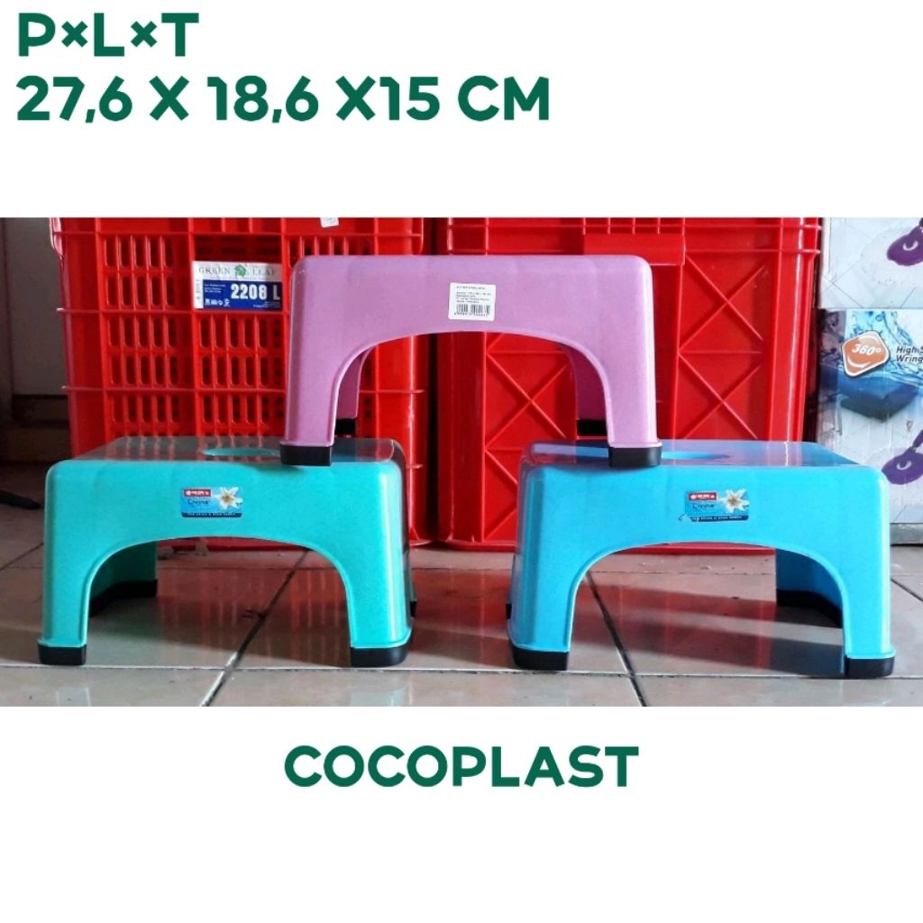 Lion Star G-12 Kursi Bangku Jongkok Plastik Bentuk Kotak Jengkok