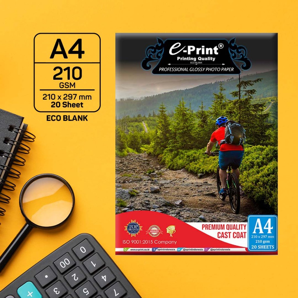 

e-Print Glossy Photo Paper A4 ECO Blank 210 gsm