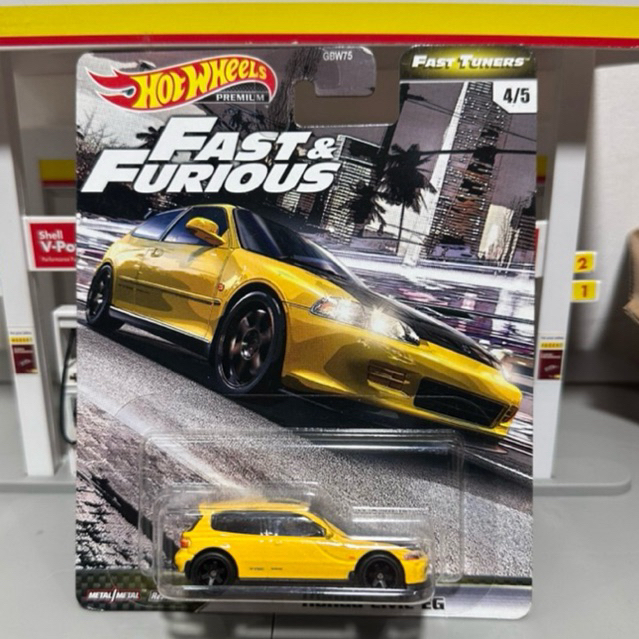 HOT WHEELS PREMIUM HONDA CIVIC EG FAST AND FURIOUS