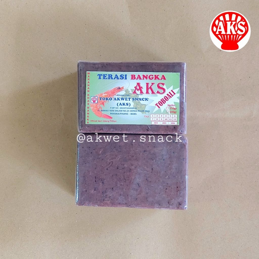 

Akwet Snack | Terasi Toboali AKS 250gr makanan khas Bangka