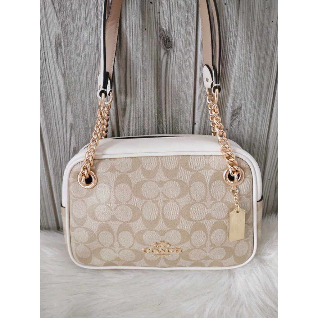 Tas Coach Cammie Chain Light khaki chalk