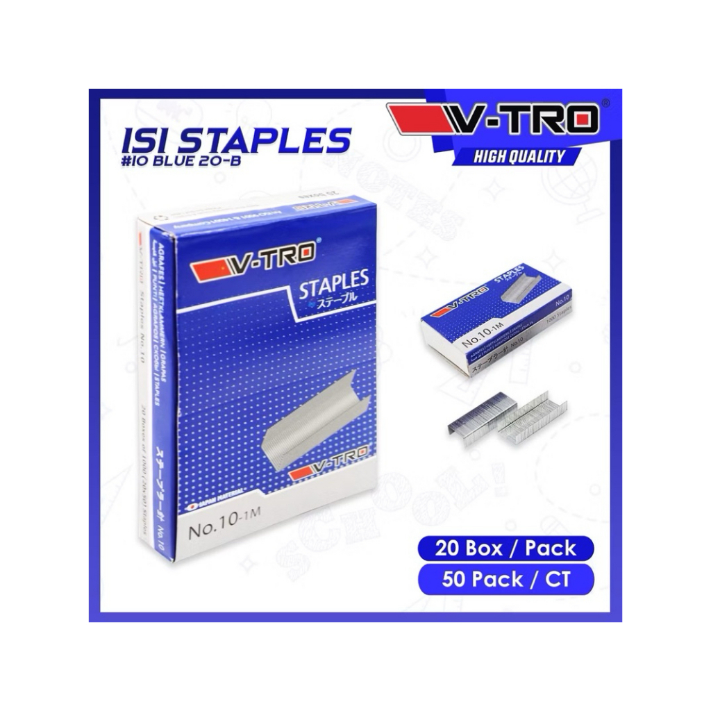 

(BOX) ATK Isi Staples / Refill Staples No.10