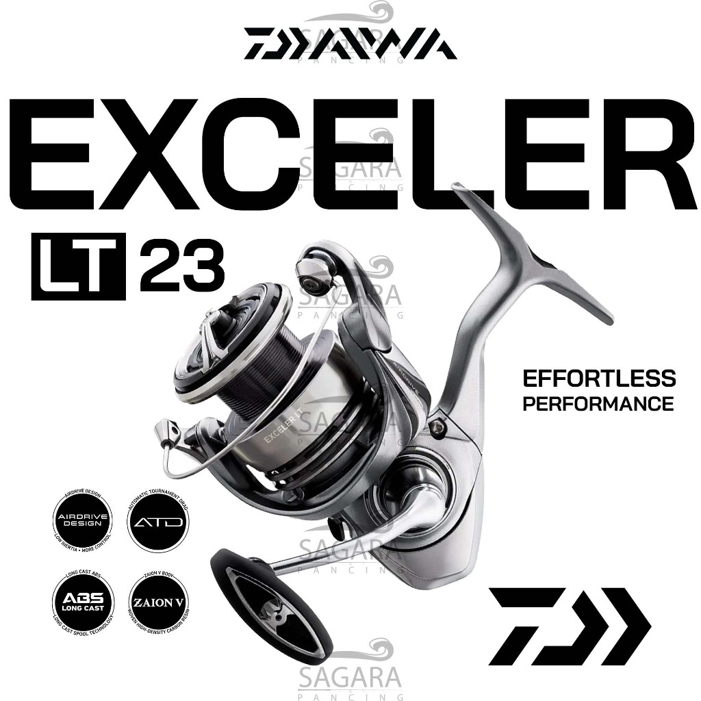 Reel Daiwa Exceler LT Reel Pancing Spinning Power Handle