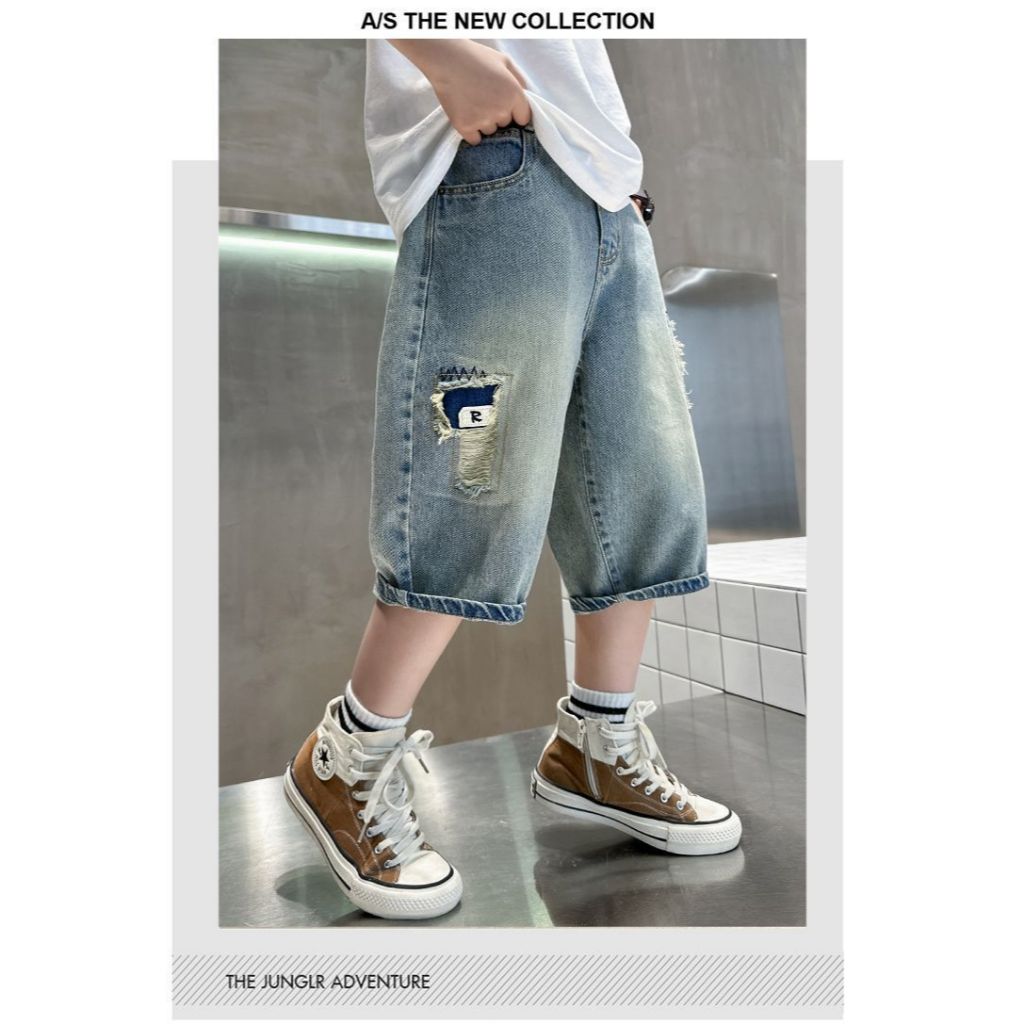 Lcf180 Celana Levis Pendek Anak Laki-Laki/Celana Pendek Anak Laki-Laki