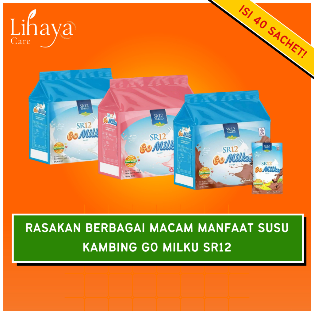 

Susu Kambing Etawa Bubuk GoMilku SR12 Pack | Go Milku SR12 – Susu Etawa Original 100% Asli