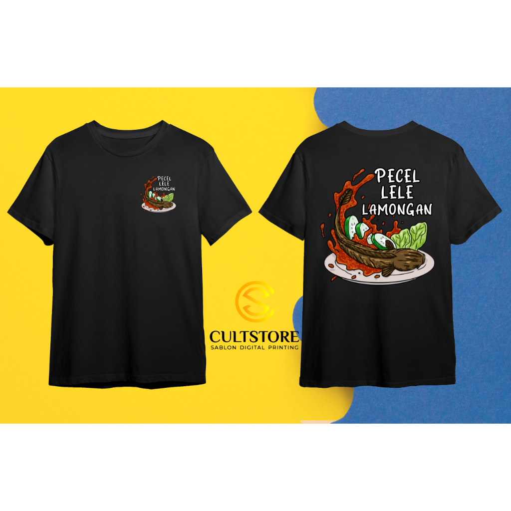 kaos pecel lele lamongan