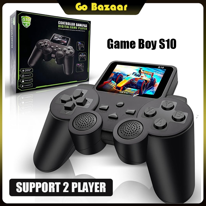 Game Boy S10 Joy Stick Bisa Multiplayer + Connect TV 520 Game Portable Mainan Anak Mini Portabel