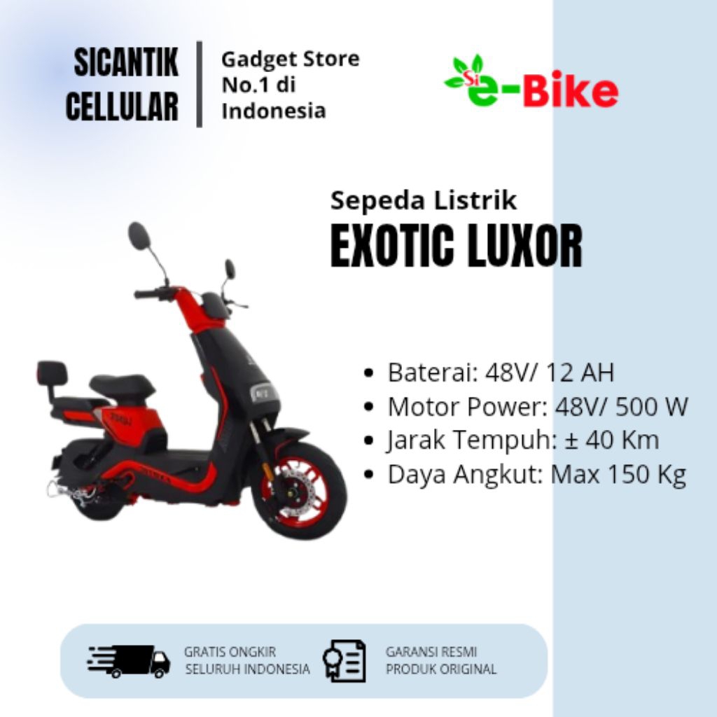 EXOTIC LUXOR BY SICANTIK E-BIKE