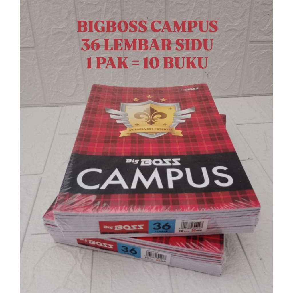 

Buku Tulis Big Boss Campus 36 Lembar SIDU (10 buku)