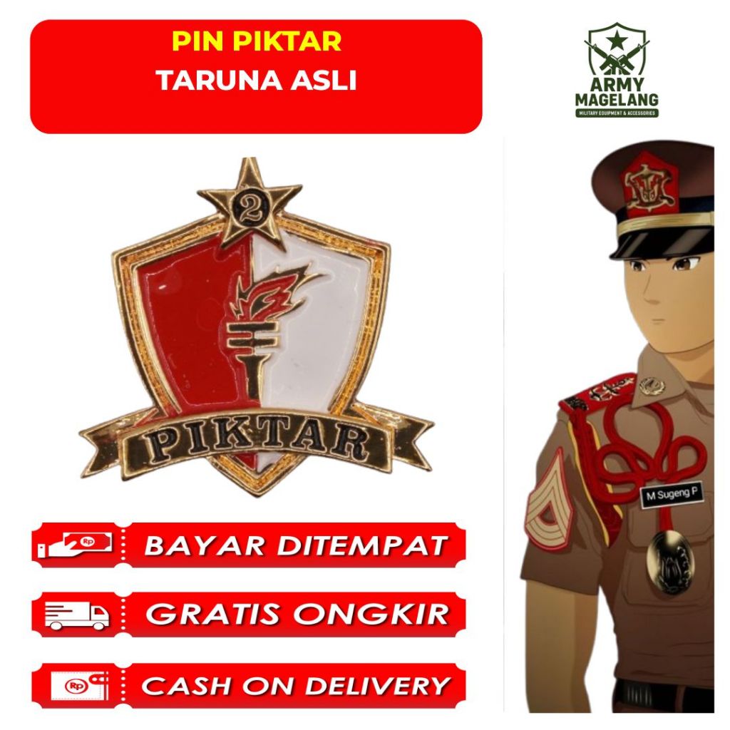 PIN PIKTAR PDH TANCAP TARUNA AKMIL ASLI