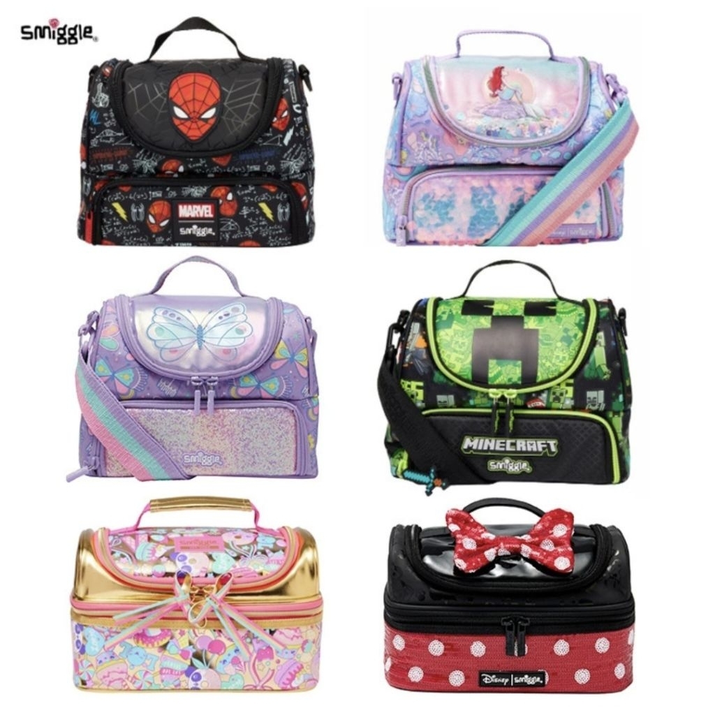 

SMIGGLE Premium Tas Bekal, Lunch Bag, Pencil Case tempat pensil