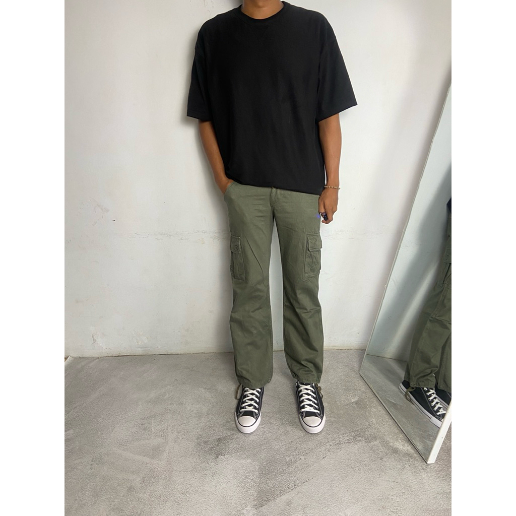 CARGO  ARMY GREEN PANTS