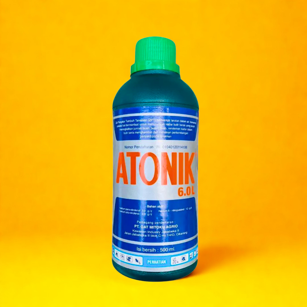 Pupuk ATONIK 6.0L Kemasan 500ml Perangsang Tunas Akar Daun Tanaman Hortikultura