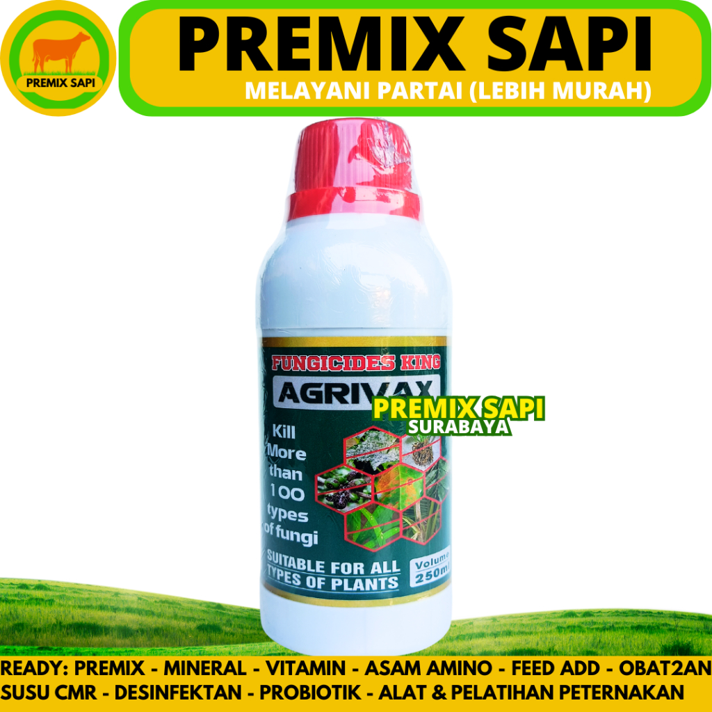 AGRIVAX 250 mL Original - Fungisida Hayati Basmi Jamur dan Bakteri Tanaman