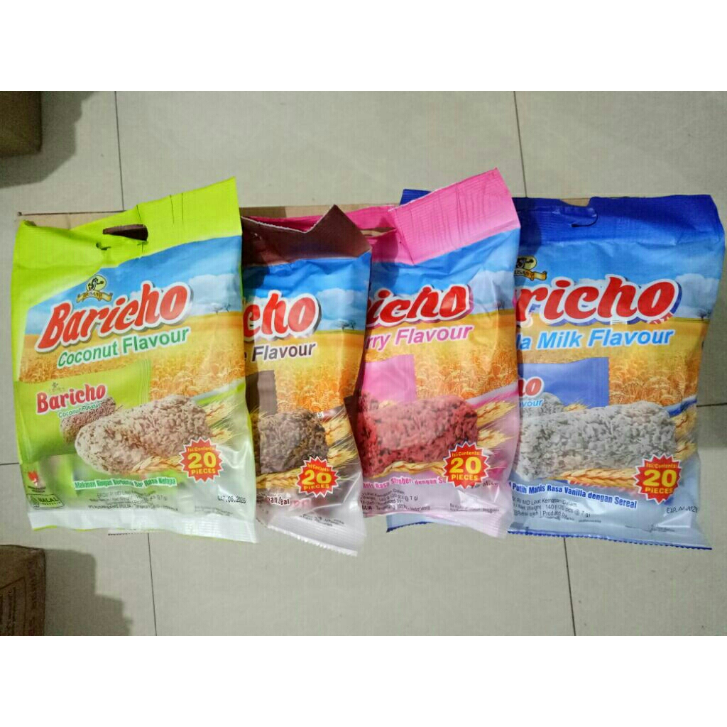 

PUSAN BARICHO SEREAL 4 RASA KELAPA,COKLAT,VANILA,DAN STRAWBERRY