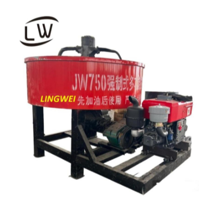 MESIN PENGADUK SEMEN / MIXER MOLEN SEMEN COR DATAR DIESEL 750L DIESEL