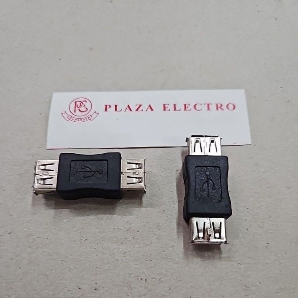 CONNECTOR USB FEMALE TO FEMALE / CONVERTER SAMBUNGAN USB FEMALE TO USB FEMALE
