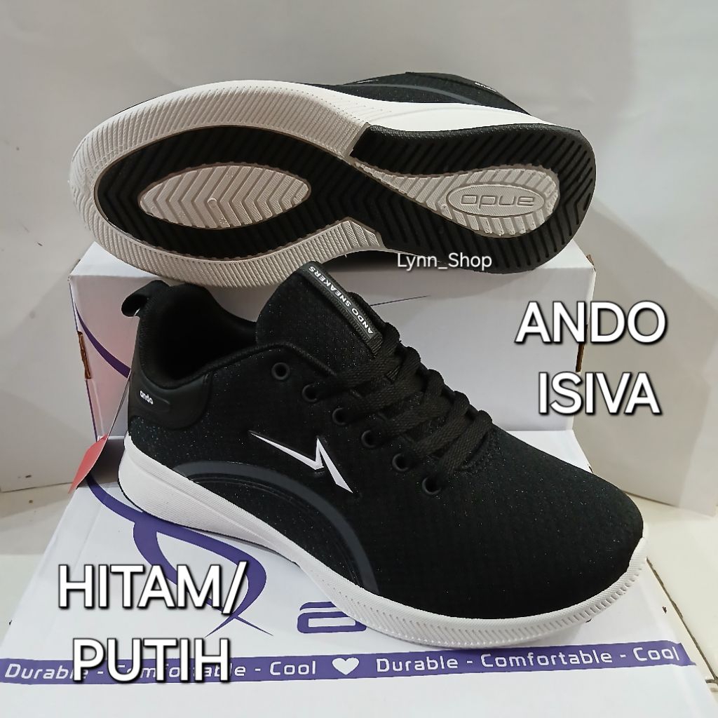 ANDO ISIVA DAN SAGA #New Sepatu Sekolah Ando 37-40 100% ORI