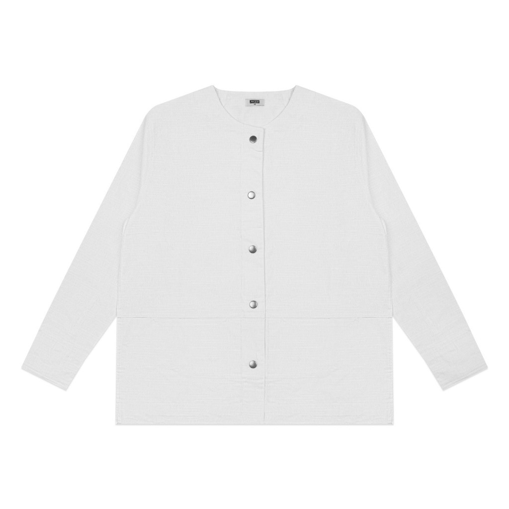 M231 Jaket Kemeja Wanita Putih 2783E