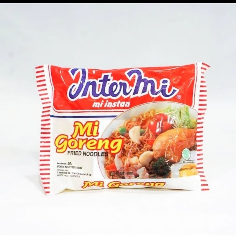 

(paket hemat 5pcs) intermi mie goreng & goreng pedas