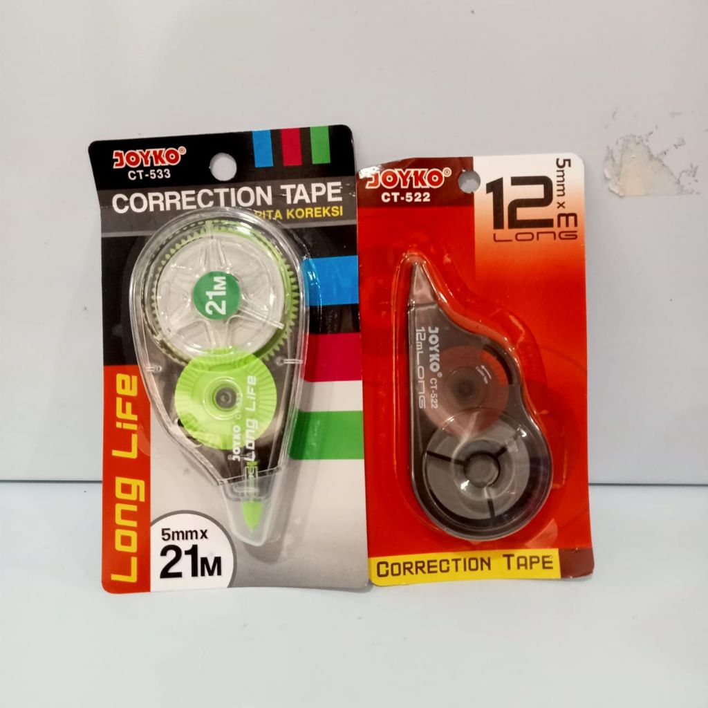 

Pita Koreksi JOYKO CT-533 & CT-522 – Tahan Lama & Praktis