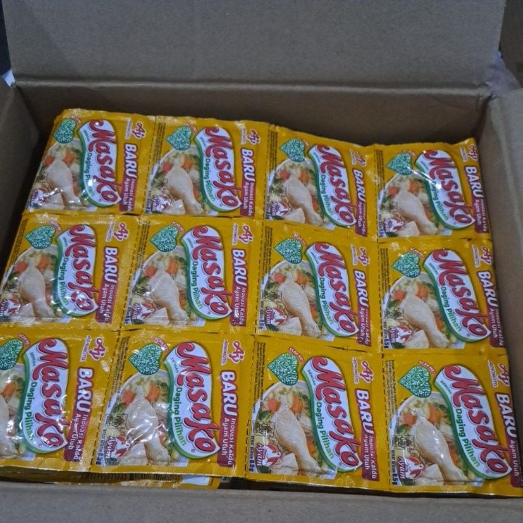 

masako ayam 1 dus isi 60 renceng