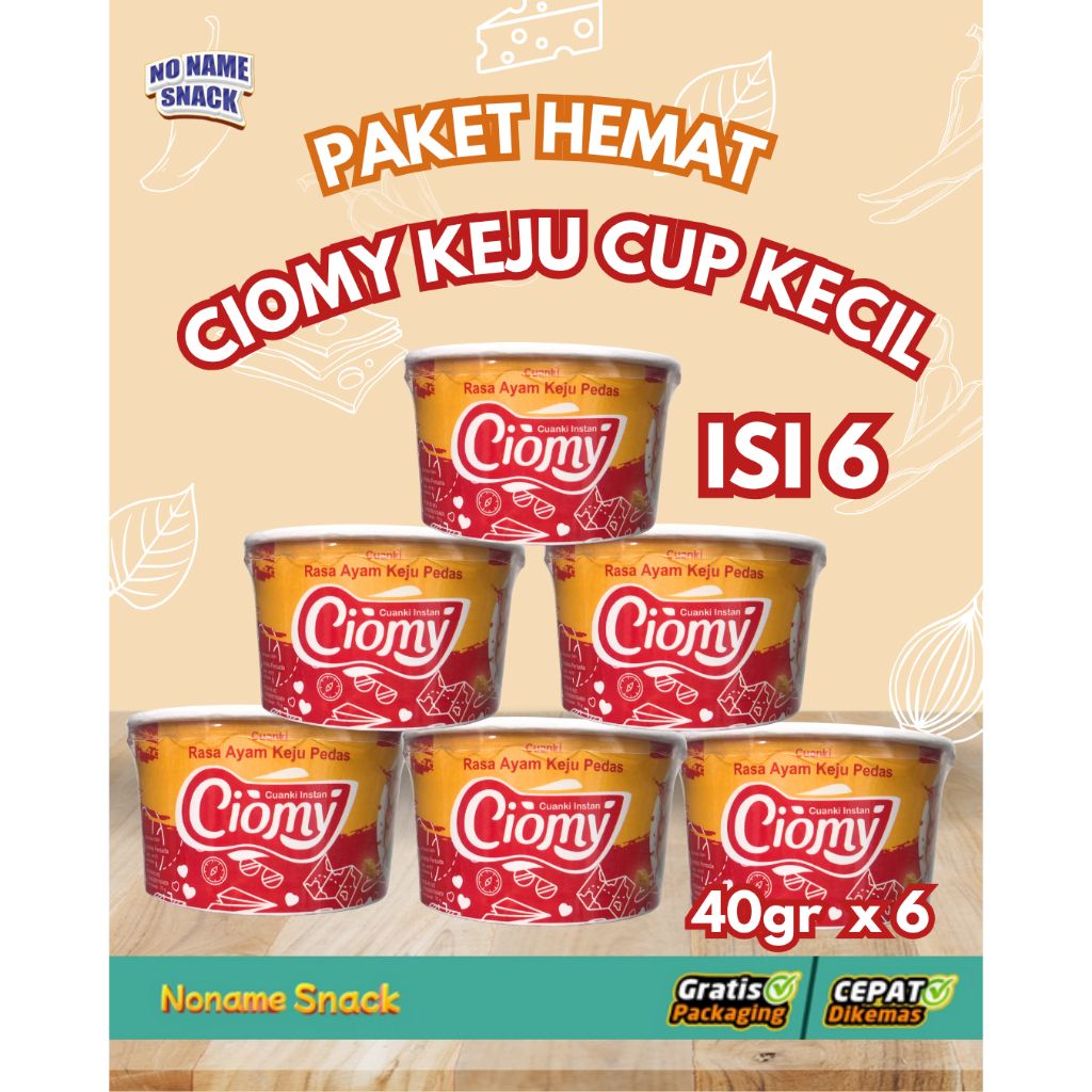 

Paket Bundling Ciomy Ayam Keju Pedas Kemasan Kecil Isi 6 pcs