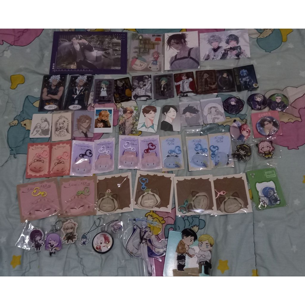 [BACA DESKRIPSI] Preloved Anime Merch (2) Attack on Titan||Genshin Impact||Tears of Themis||Twisted 