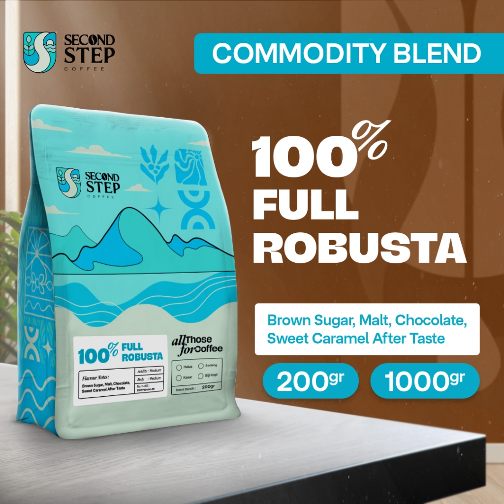 

BIJI KOPI FINE ROBUSTA Espresso Coffe Based By Second Step Coffee Roastery