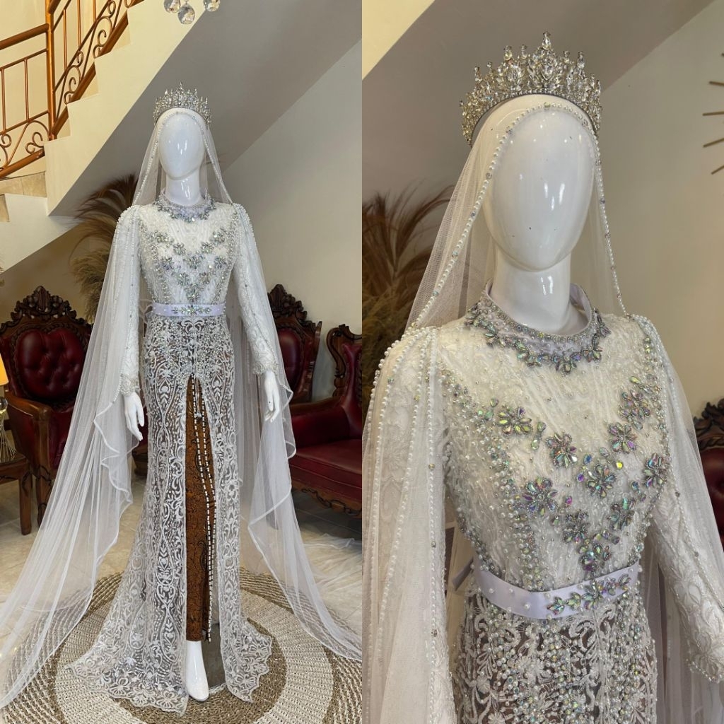 kebaya akad payet // kebaya akad semata kaki // kebaya akad belah // kebaya pengantin akad