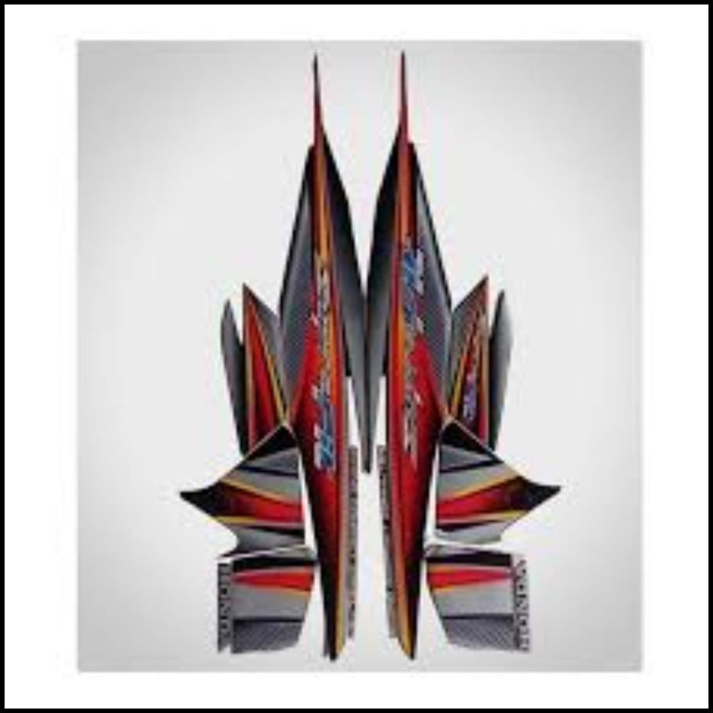 STIKER STRIPING STANDART HONDA SUPRA FIT 2006 HITAM LIS BODY STIKER SUPRA FIT 2006 TERBAIK