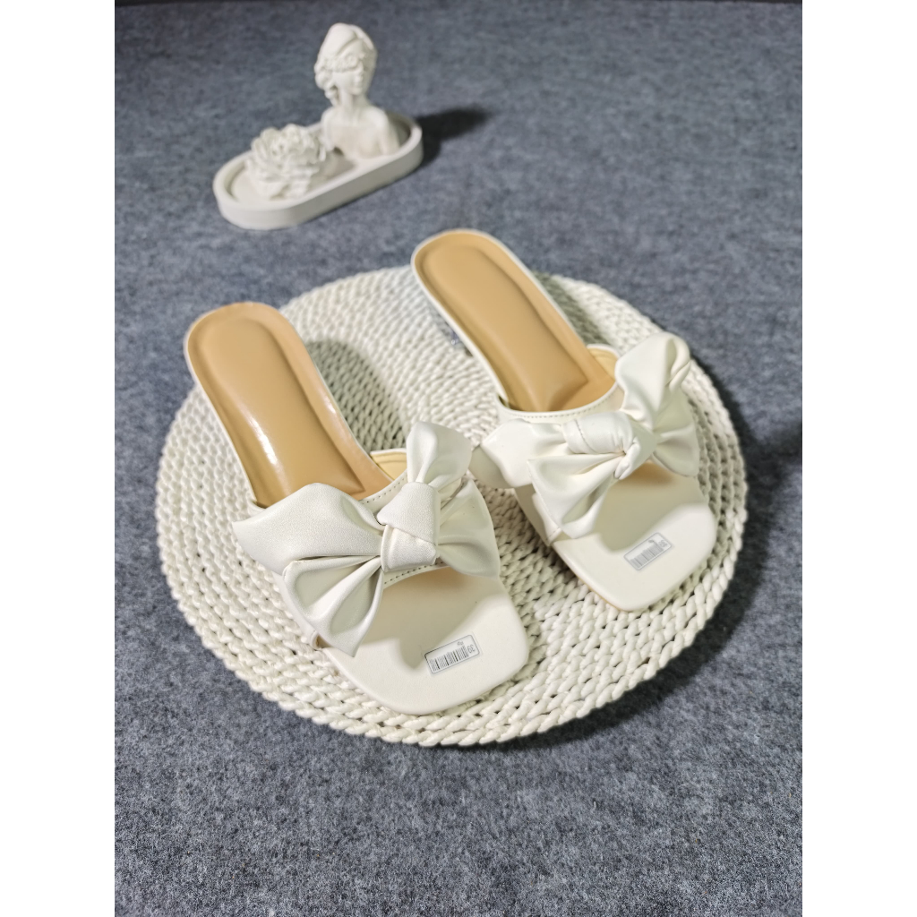 Sandal Hak Kaca 3cm Wanita Terbaru Sendal Heels Wedges Kekinian Murah Terlaris