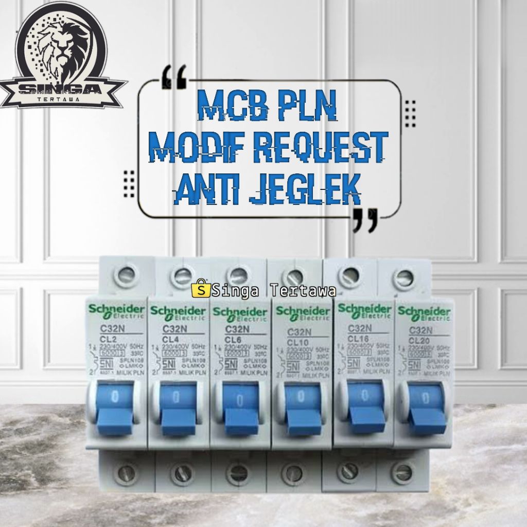 MCB Modif PLN Anti jeglek seperti 10a modif 2a bisa Request