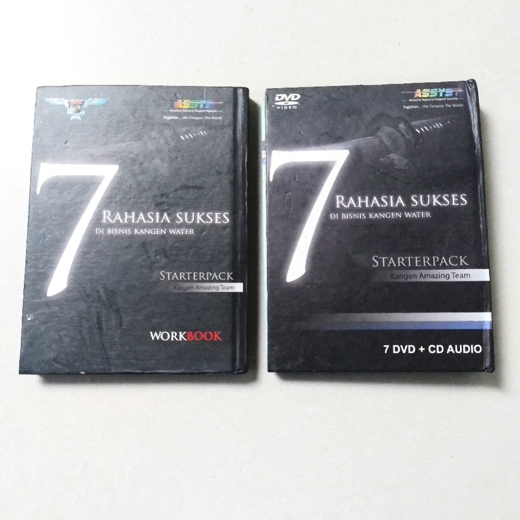 Buku DVD CD Paket Starter Kit Kangen Water Amazing Team Bisnis Air Minum Terapi