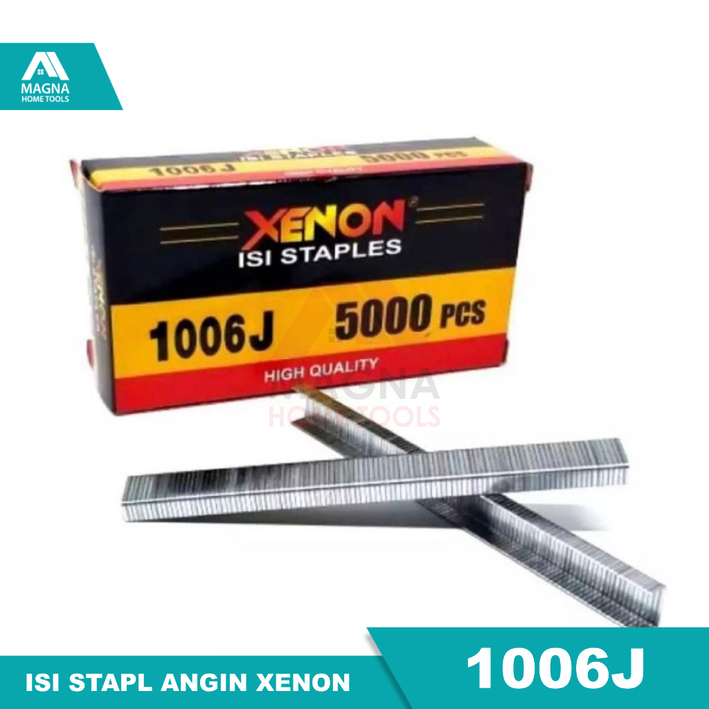 

REFIL ISI STAPLES PAKU TEMBAK XENON 1006J 1008J 1010J 1013J STEPLES / AIR NAILER STAPLER GUN