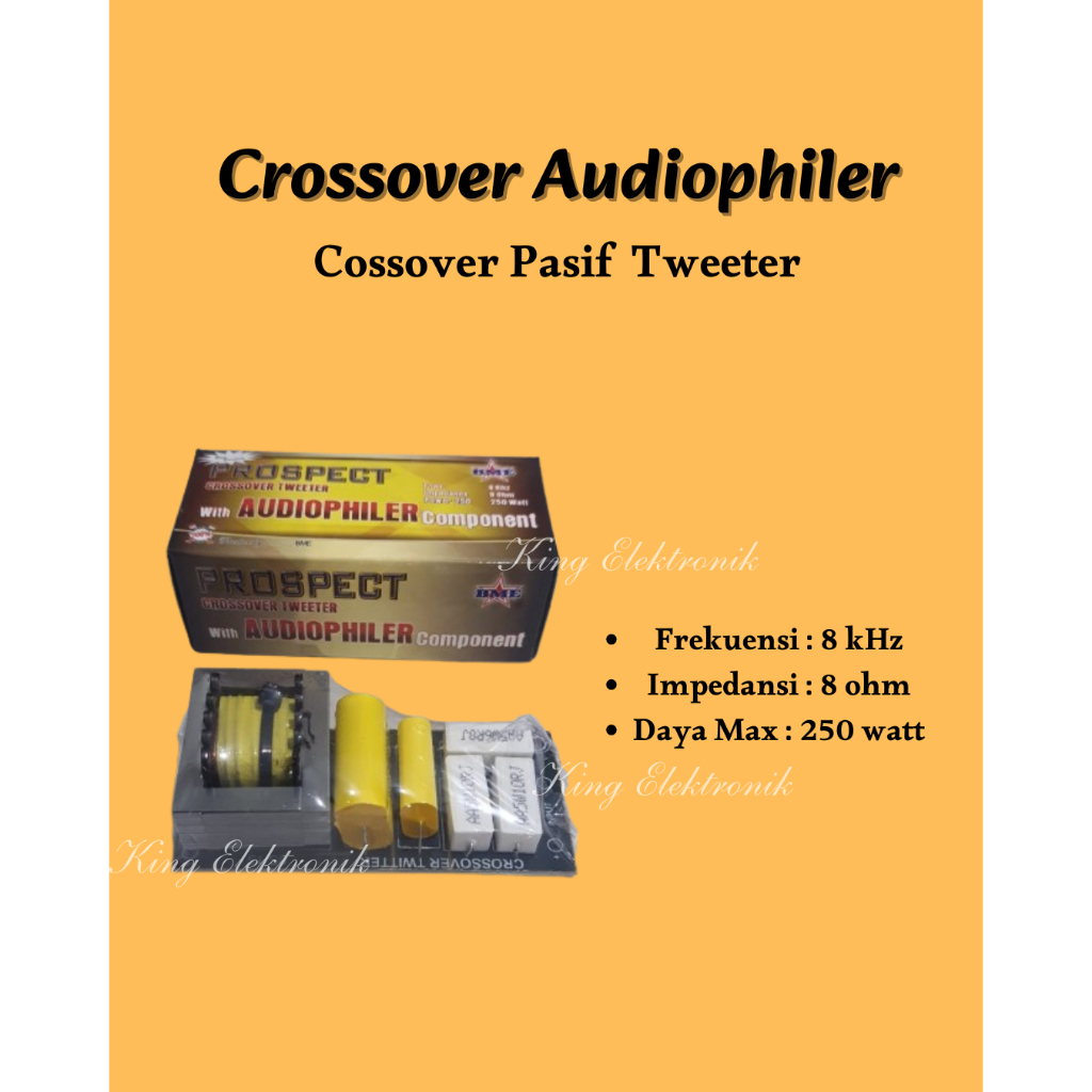 Crossover Tweeter Audiophiler Prospect BME