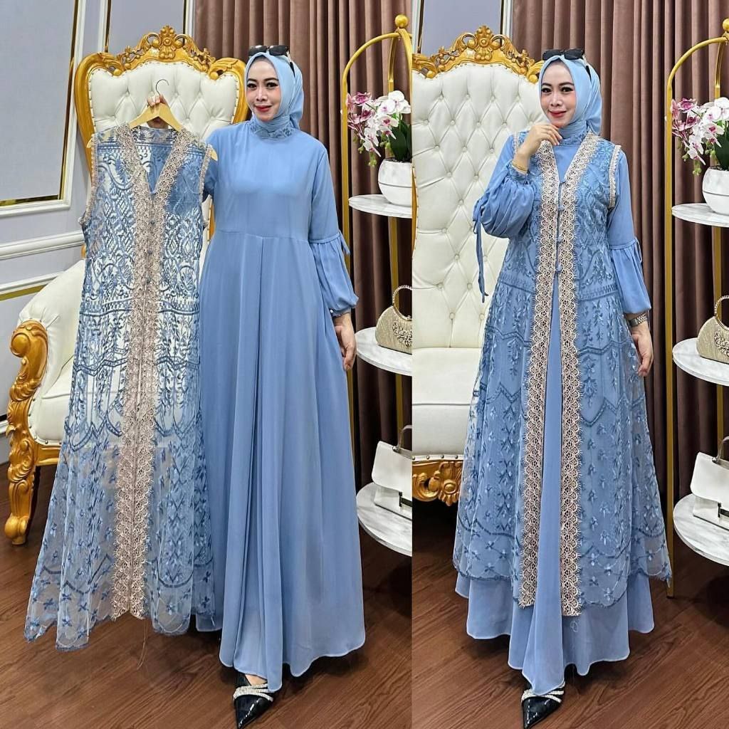 Games Kondangan Wanita Kekinian Baju Muslim Gsmis Model Terbaru Ibu Ibu Perempuan Ukuran M L Xl Xxl 