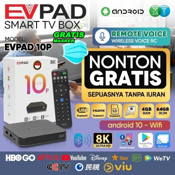Stb android 10p android tv box 8k android 12 wifi 6ghz ram 4gb rom 64gb remote voice bluetooth 5.2 a