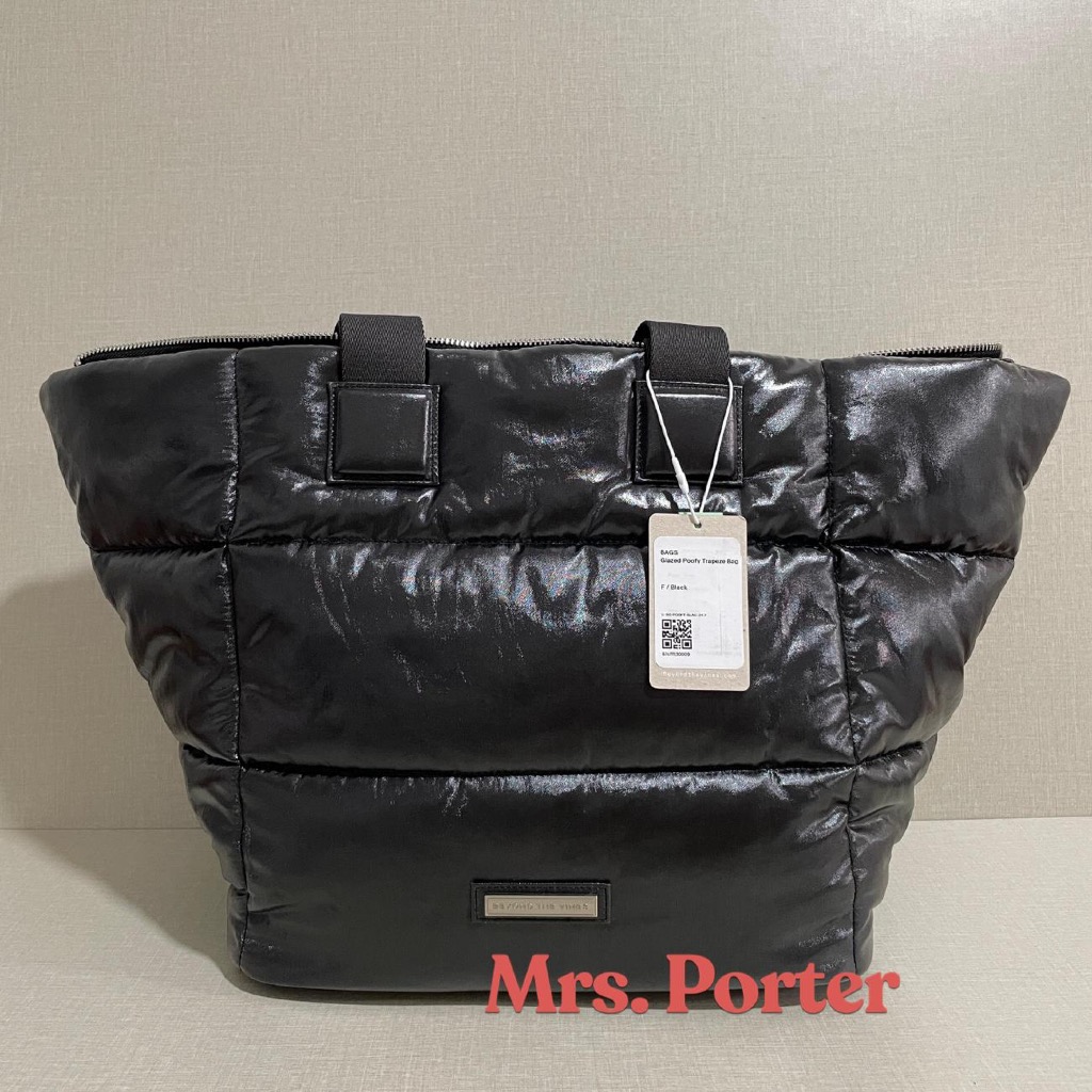 BTV Glazed Poofy Trapeze Bag
