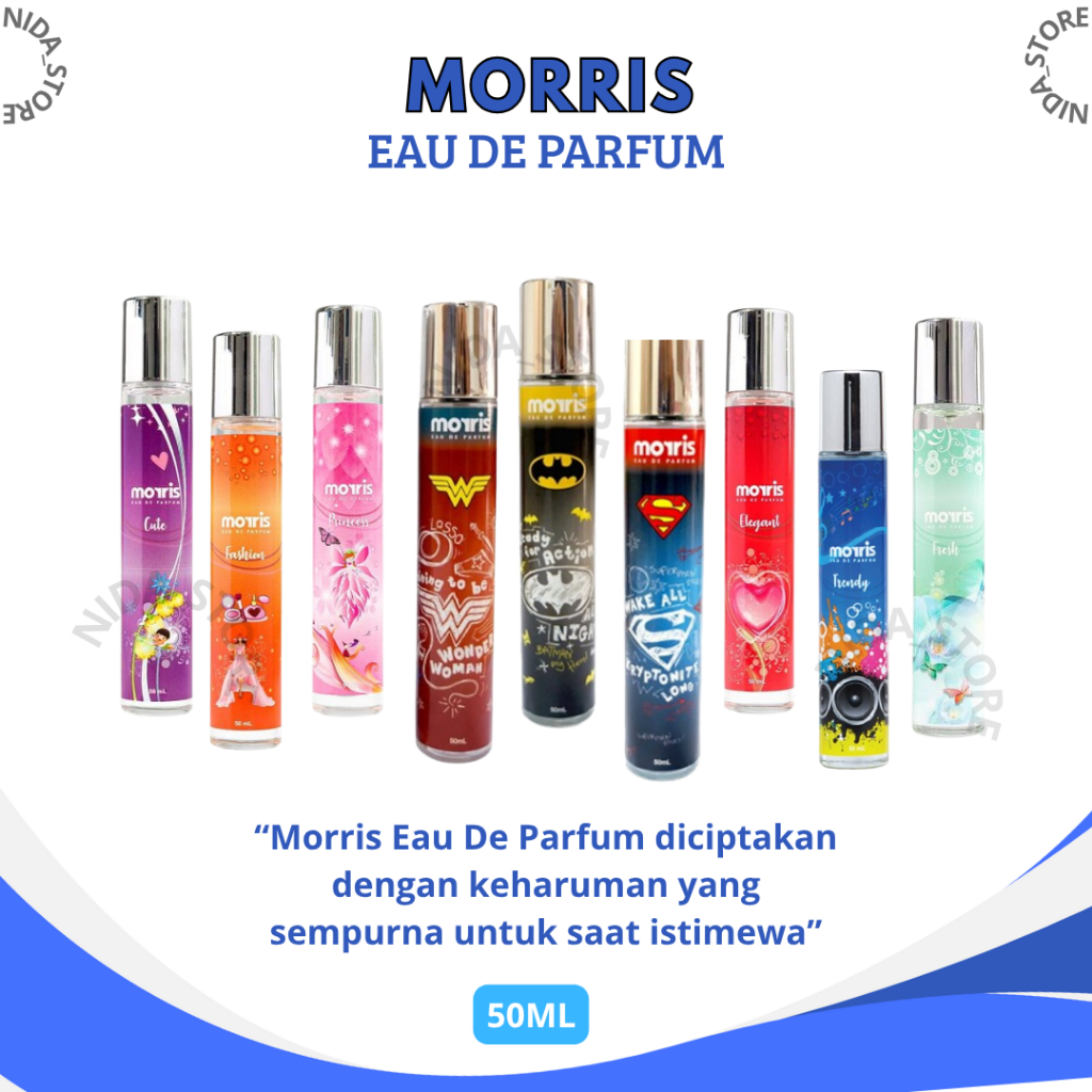 MORRIS Eau de parfum teen edition/ batman edition (50 ml) - Parfum Wanita / Pria Wangi Tahan Lama /L