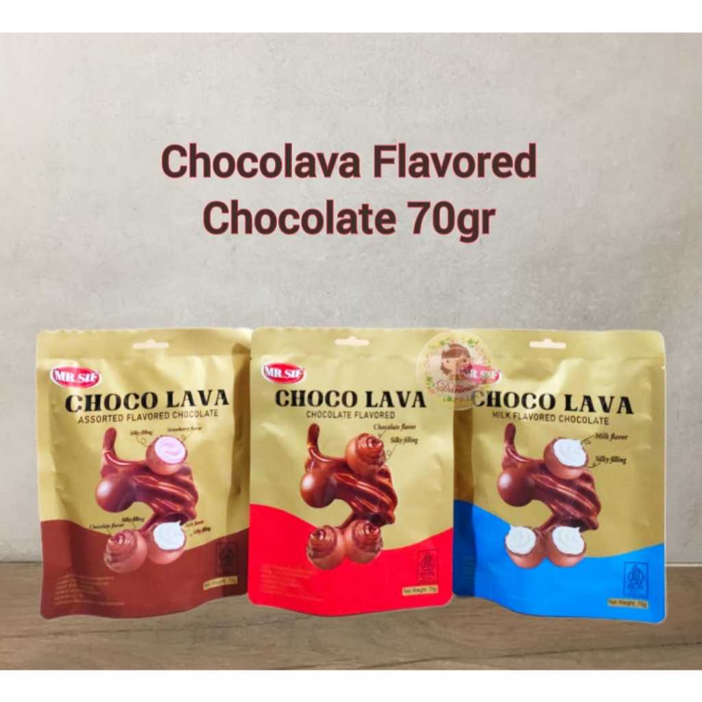 

MR.SIF Choco Lava Flavored Chocolate 70gr ( ds bgr )