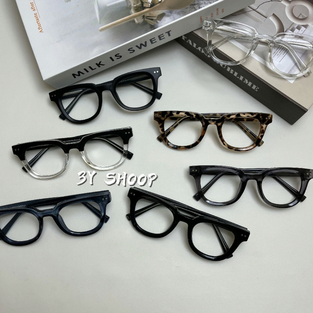 Premium Frame Kacamata Kotak Kacamata Minus Antiradiasi Lensa Blueray Photocromic Bluecromic