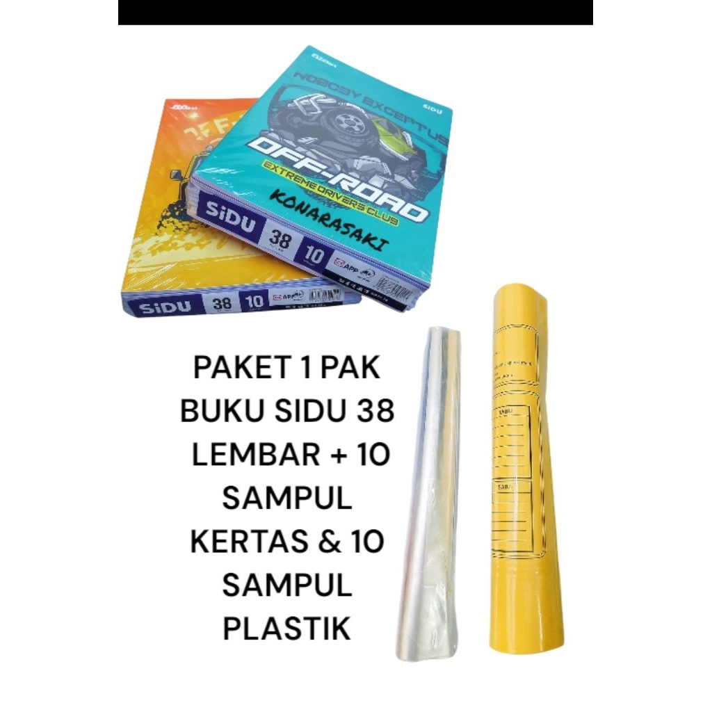 

Paket Buku Tulis SIDU 38 Lembar + Sampul Kertas & Plastik Ukuran Kwarto – Isi Lengkap