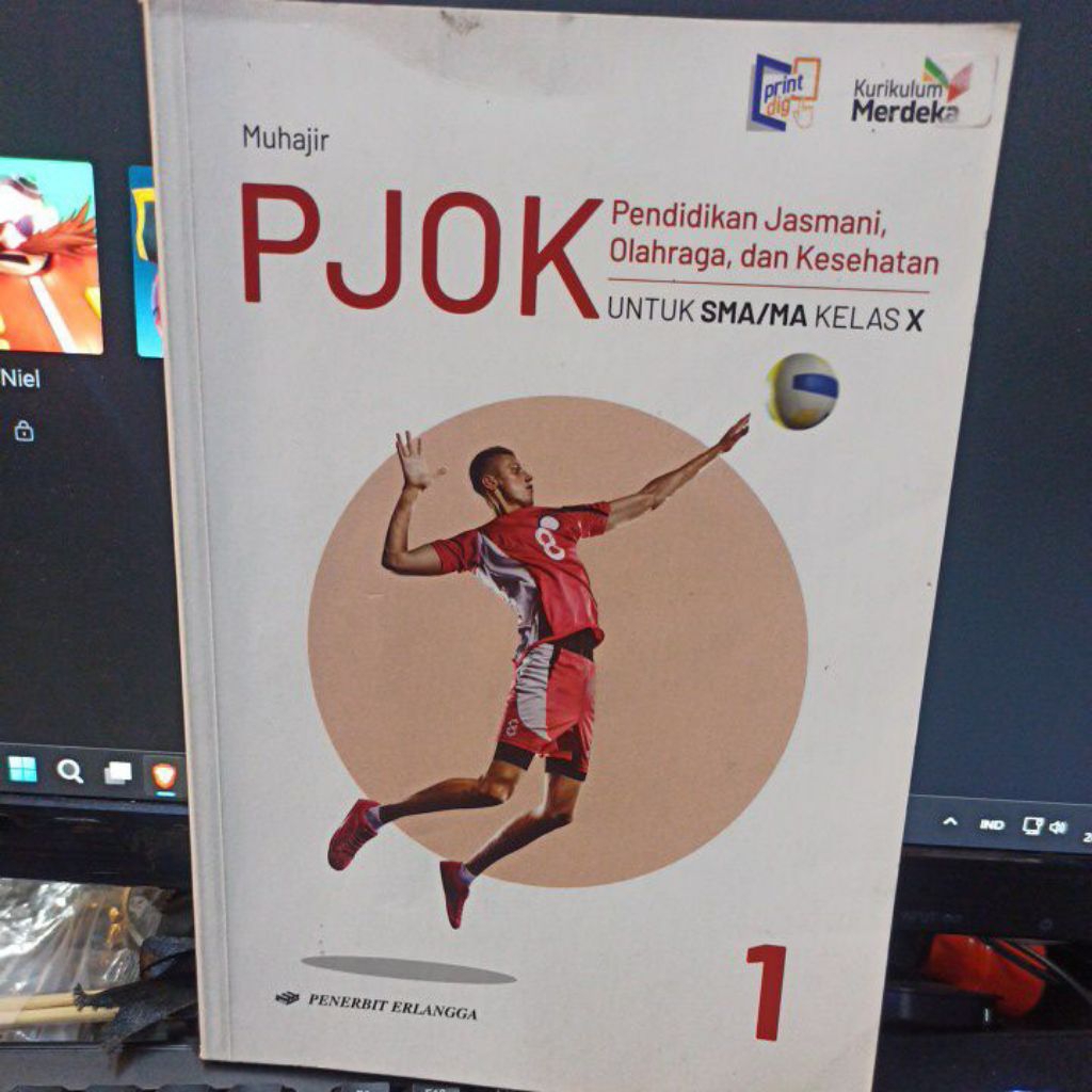 Buku second PJOK KURIKULUM MERDEKA KELAS 10 SMA ERLANGGA