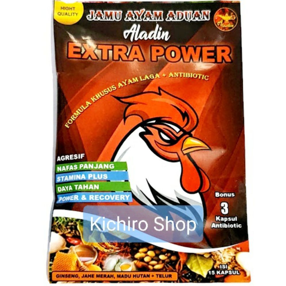 aladin extra power suplemen ayam laga